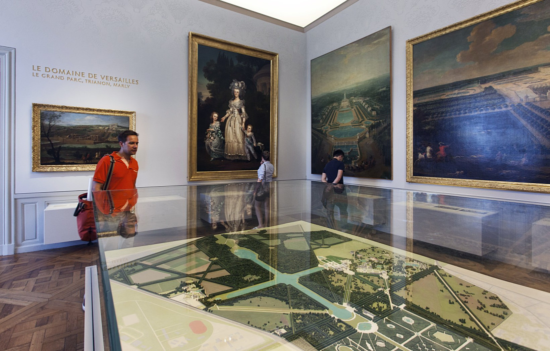 Château de Versailles, salas de exposición