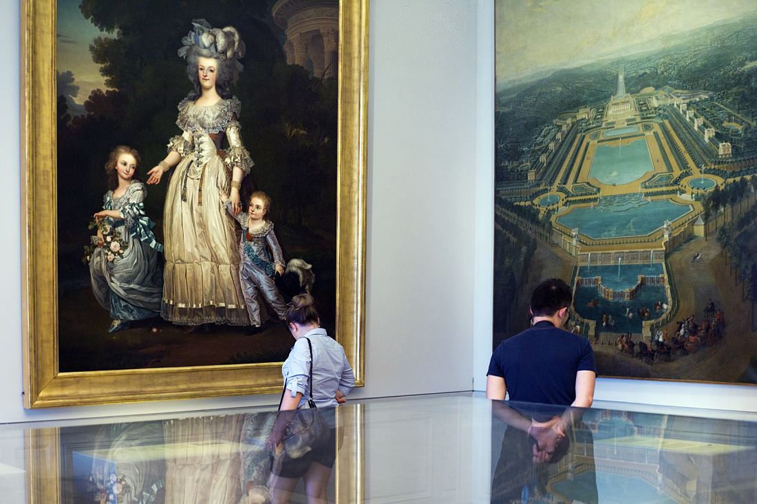 Château de Versailles, salas de exposición