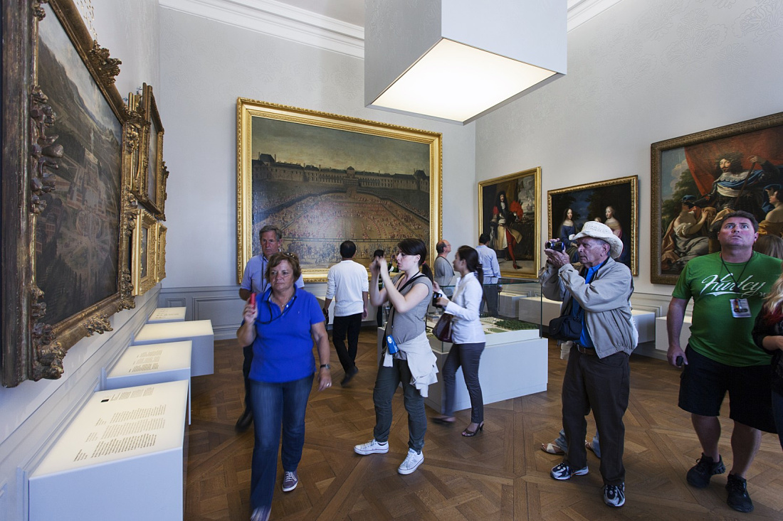 Château de Versailles, salas de exposición