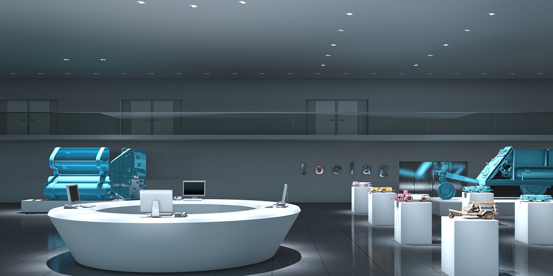 Company foyer Product presentation ERCO Lighting knowledge