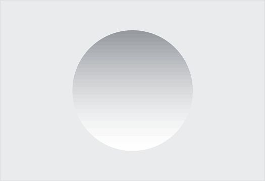 Illustration of an apparently concave circle curved away from the observer.