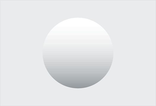 Illustration of an apparently convex circle curved towards the observer.