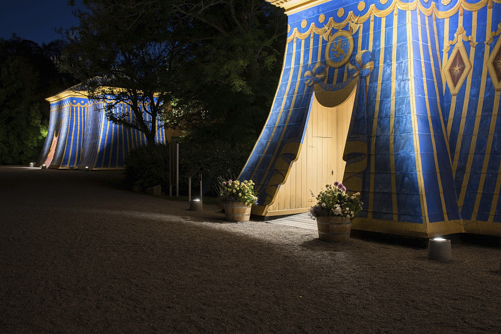 Koperen tent in het Haga Park, Solna
