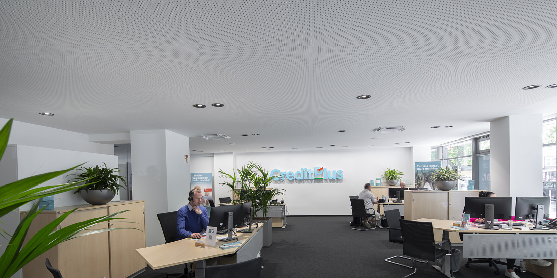 Creditplus Bank Ag - Filiale Berlin LED light: LED lighting for Creditplus Bank AG Berlin