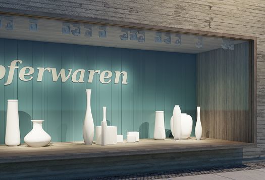 Efficient visual comfort: Shop window