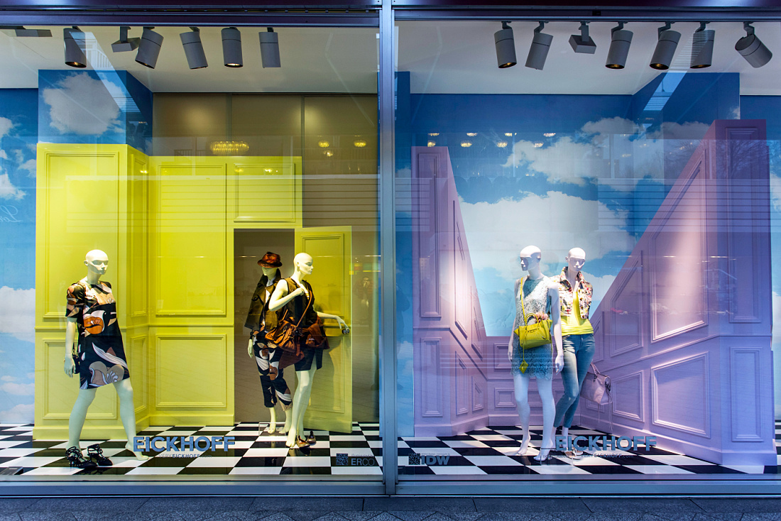 LED light: Eickhoff fashion store, Düsseldorf - Shop - Projects