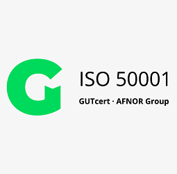 ISO 50001:2018 certification for ERCOs energy management system, demonstrating sustainability.