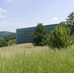ERCO light factory: Sustainable production in a green landscape, blending with nature.