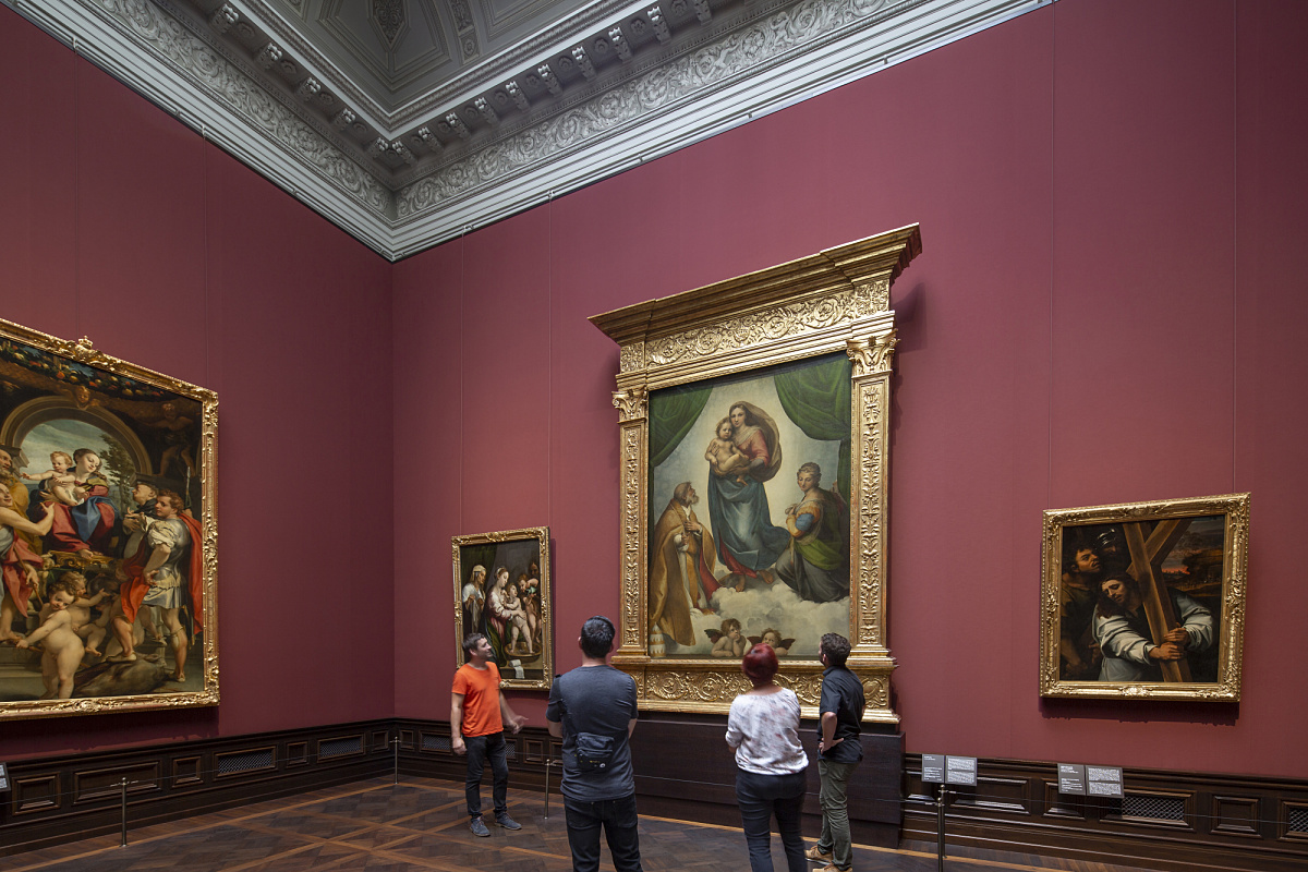 ERCO LED spotlights in the Old Masters Picture Gallery