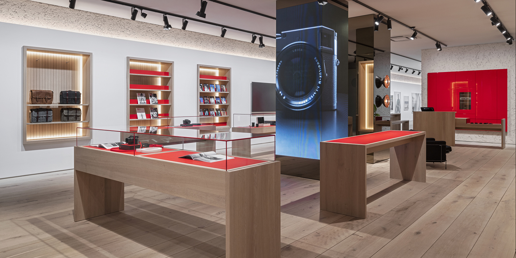 Luce ERCO per lo «Store e galleria d’arte Leica», Monaco di Baviera, Monaco di Baviera, Germania