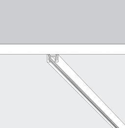 Surface-mounted track