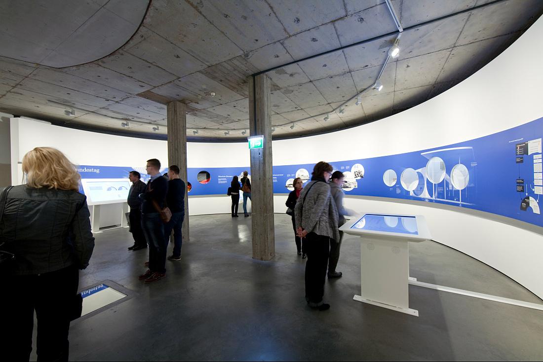 Exhibition space at Deutscher Dom church, Berlin