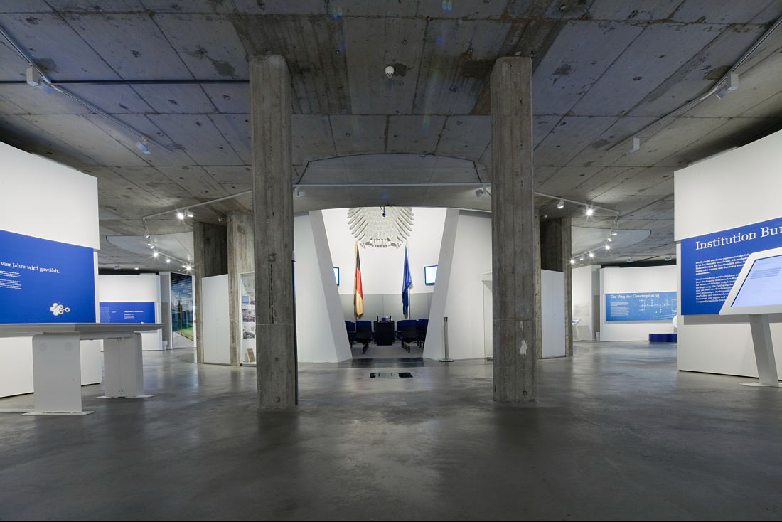 Exhibition space at Deutscher Dom church, Berlin