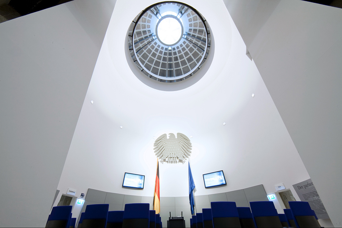 Exhibition space at Deutscher Dom church, Berlin