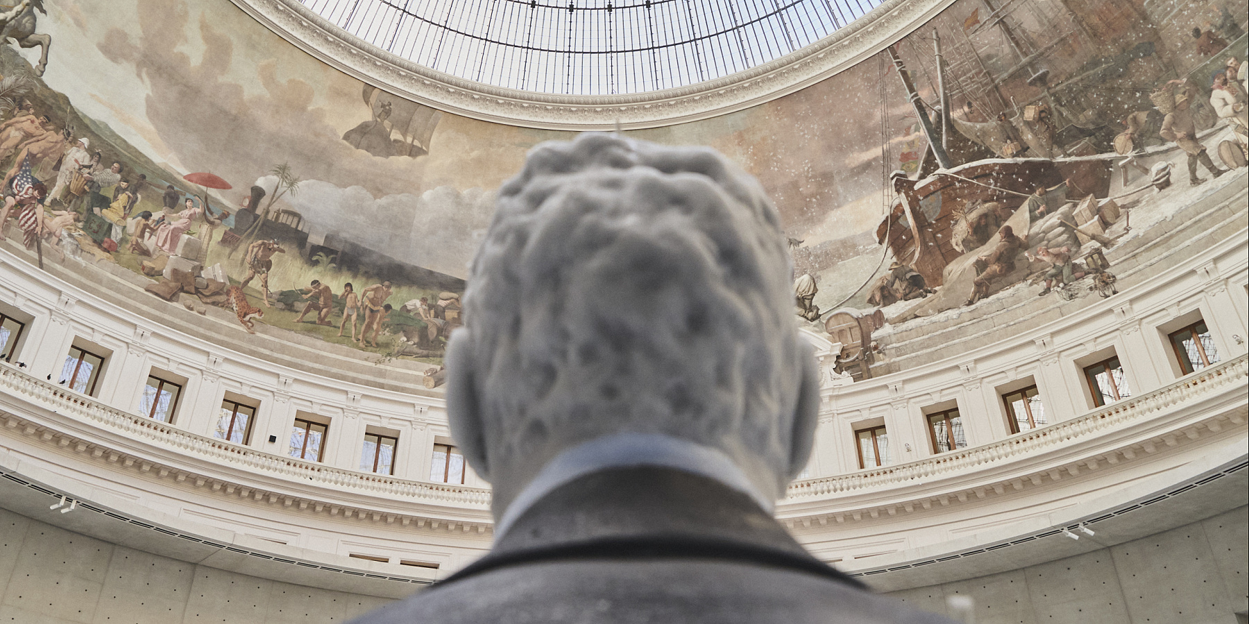 Éclairage de musée flexible pour la Bourse de Commerce – Collection Pinault, Paris, Paris, France