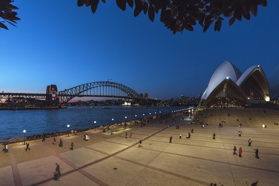 Plein voor de opera van Sydney