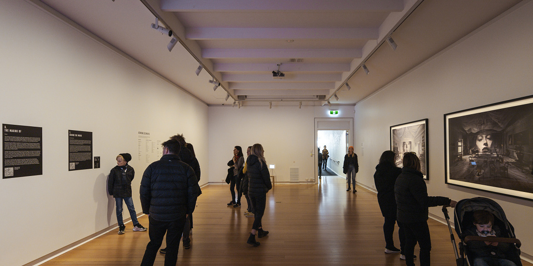 LED light A lighting project by ERCO Geelong Gallery, Victoria