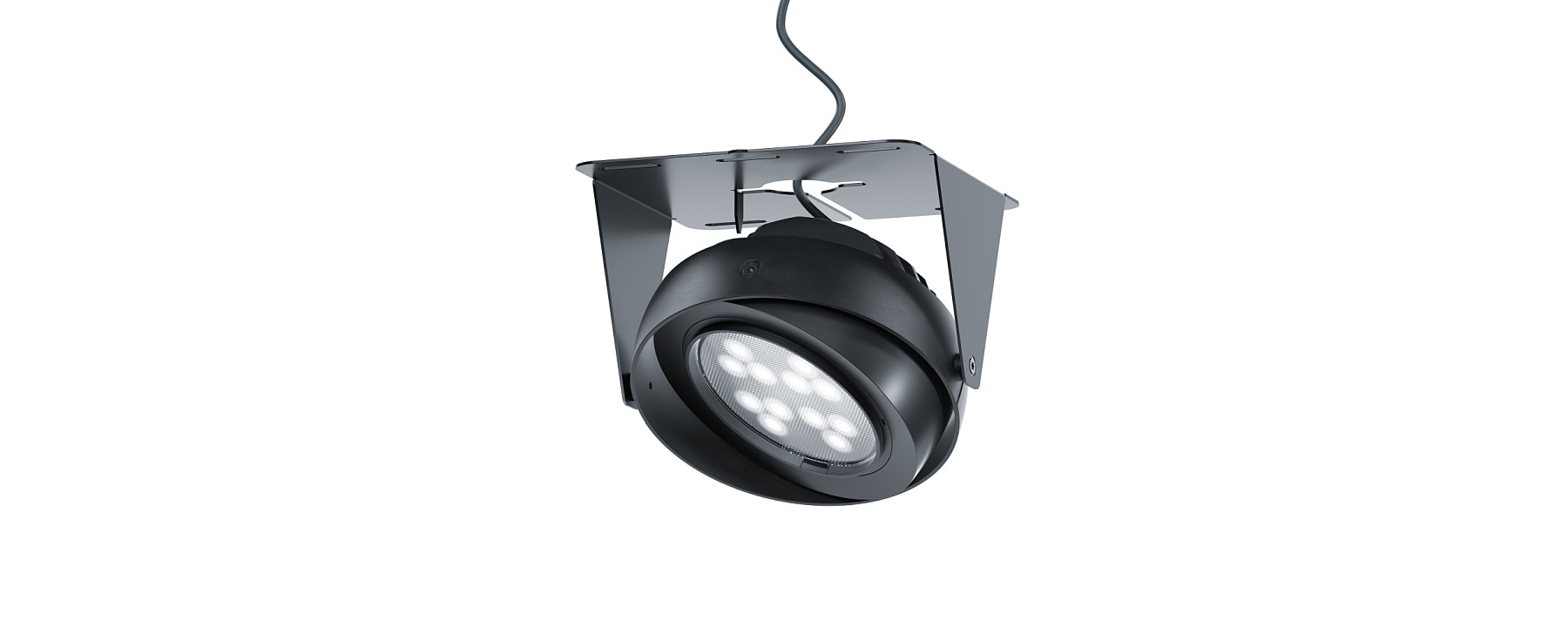 Gimbal with mounting bracket - Recessed spotlights, recessed floodlights and recessed wallwashers