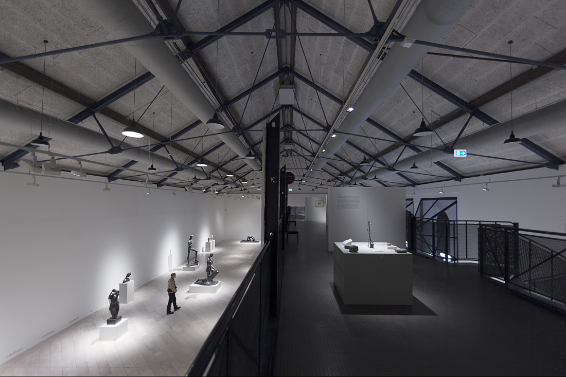 Overdekte manege in het Deelstaatmuseum voor kunst en cultuurgeschiedenis Kasteel Gottorf, Schleswig