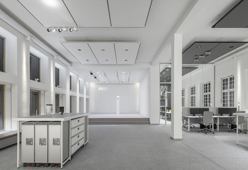 ERCO x JUNG showroom at Ledigenheim Munich