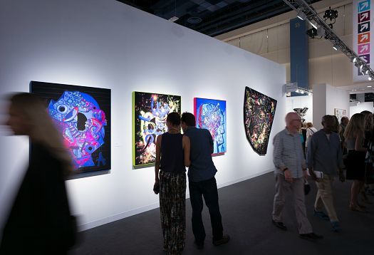 International art fairs in Asia and the USA