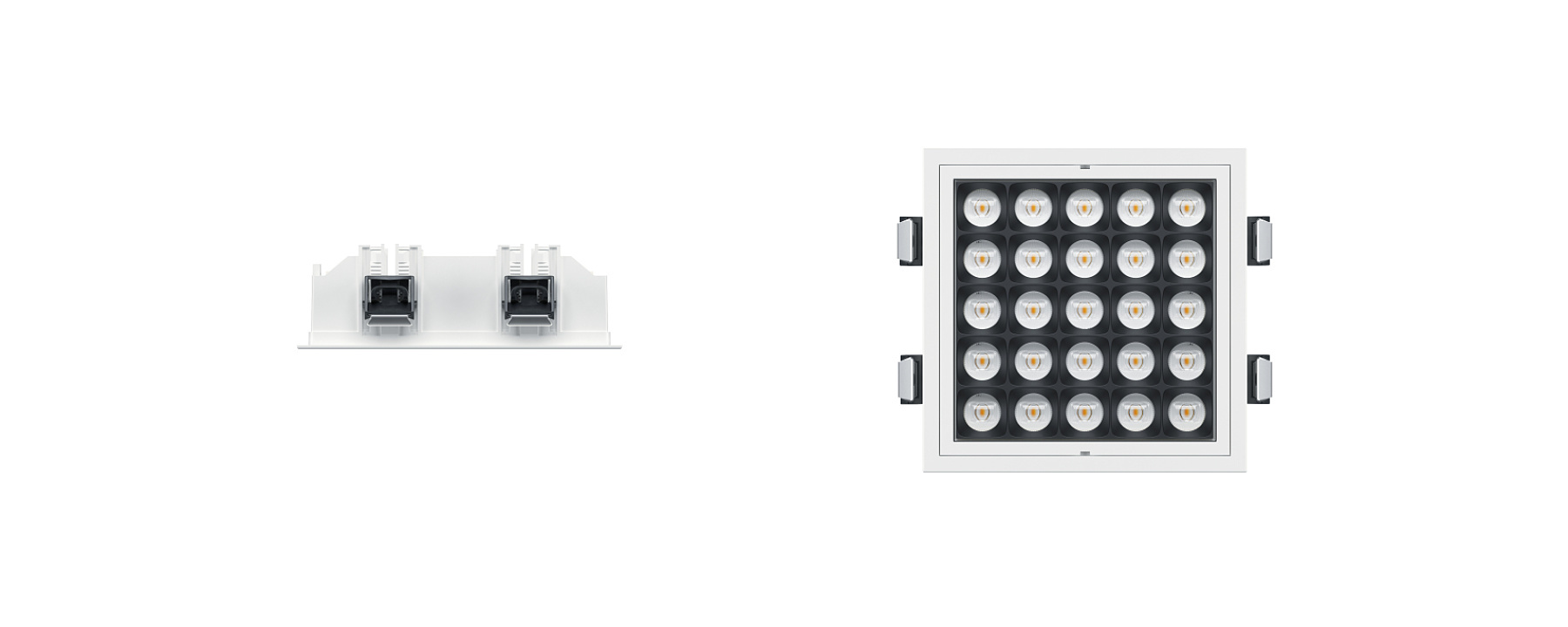 Jilly square - Recessed luminaires