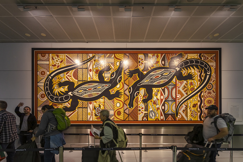Kingsford Smith International Airport, Sydney – konstverk   