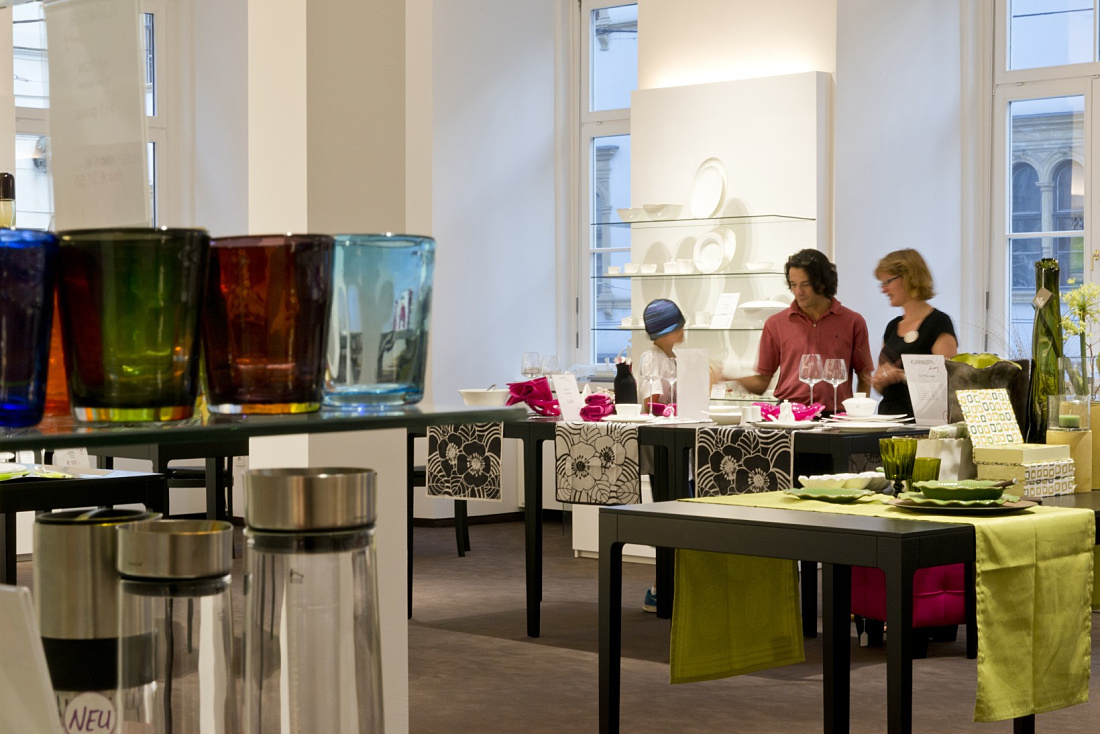 Boutique Klammerth spécialisée dans les arts de la table, Graz
