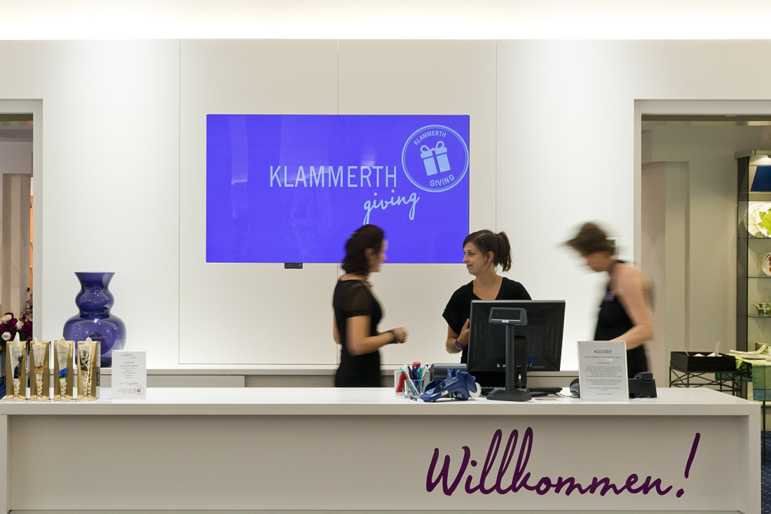 Boutique Klammerth spécialisée dans les arts de la table, Graz
