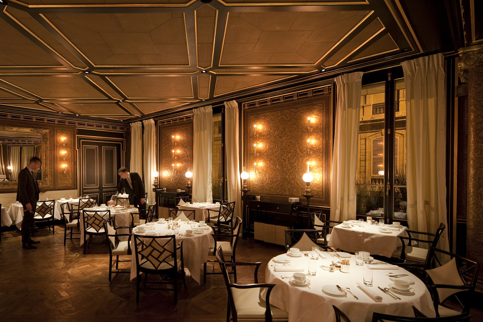 Le Gabriel restaurant in the Hotel La Réserve, Paris