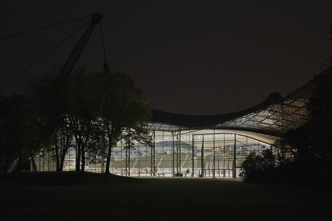 LED-Relighting Olympia-Schwimmhalle, München