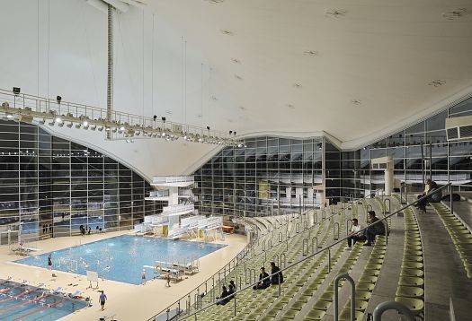 LED-Relighting Olympia-Schwimmhalle, München
