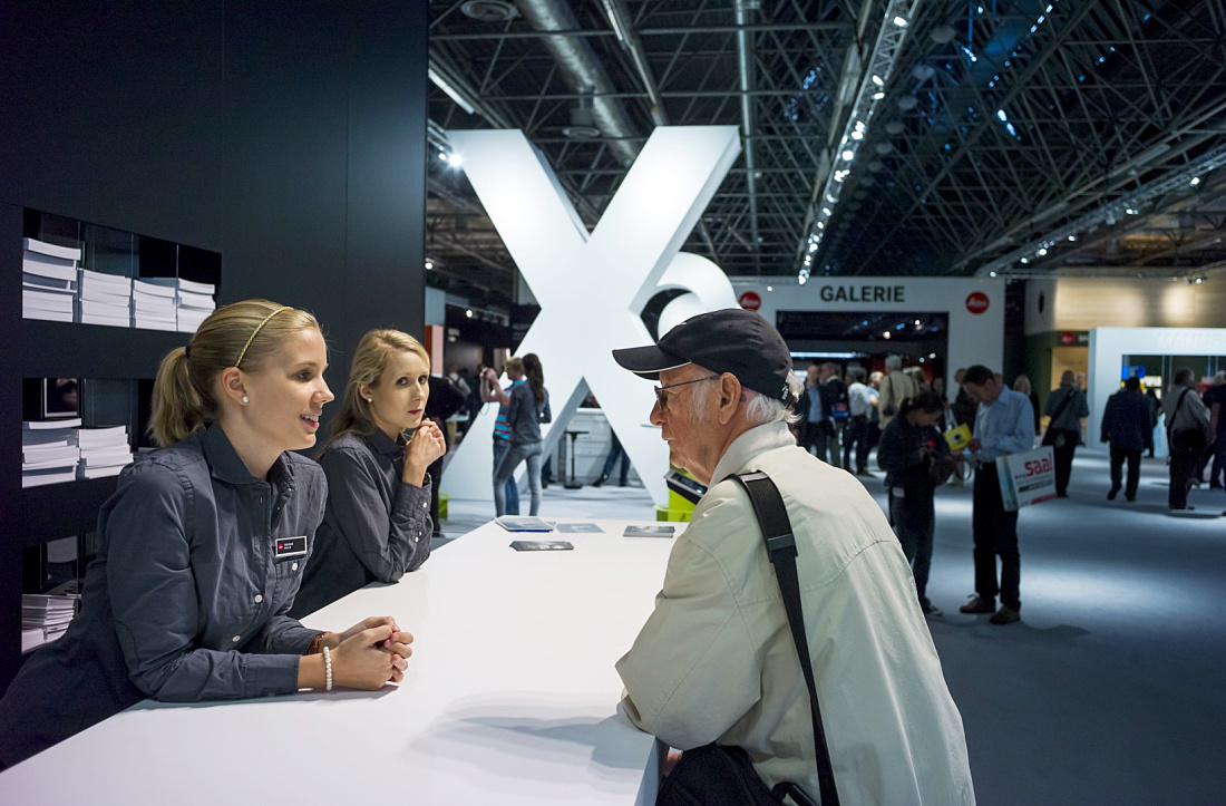 Stand et galerie Leica, salon Photokina 2012