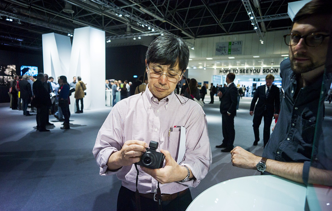 Beursstand en galerie van Leica, Photokina 2012