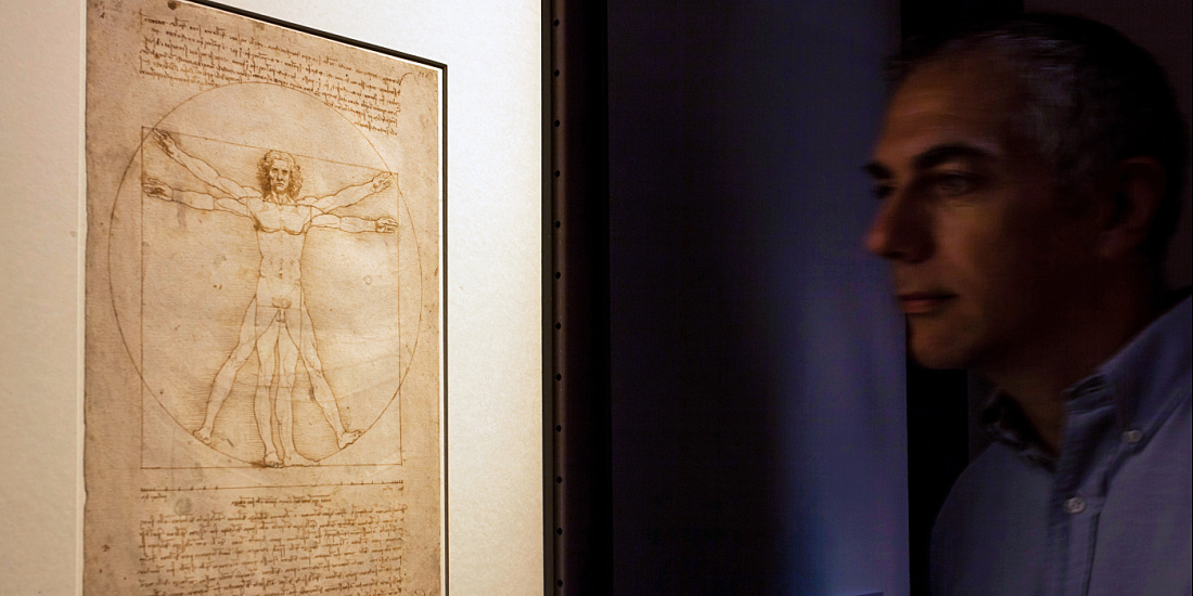 Leonardo da Vinci/1452-1519 exhibition at the Palazzo Reale, Milan