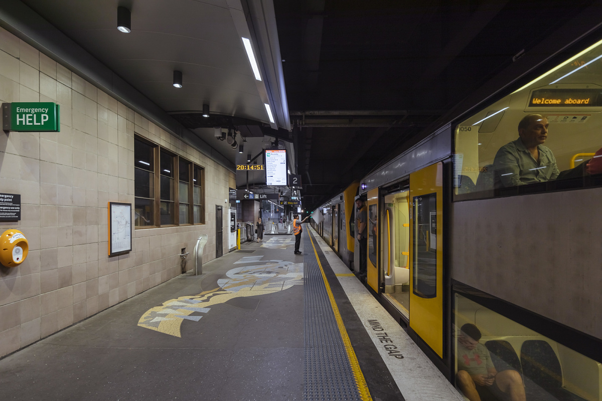 Illuminazione per stazioni ferroviarie