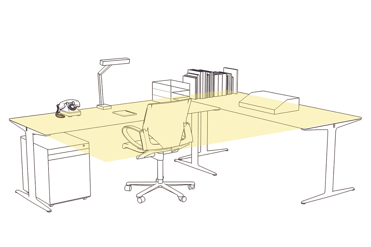 Planning light Lighting technology Lighting at office workplaces ERCO