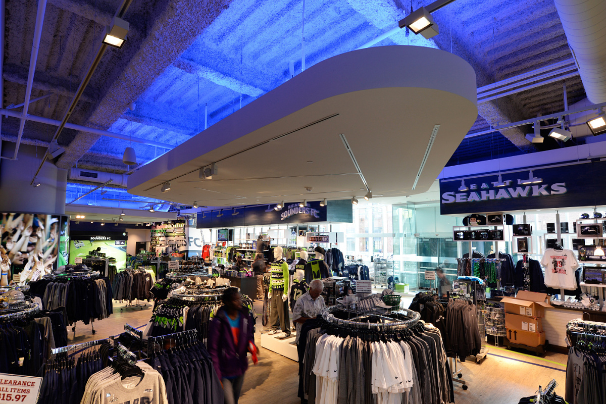 Lighting design: Retail design ceiling