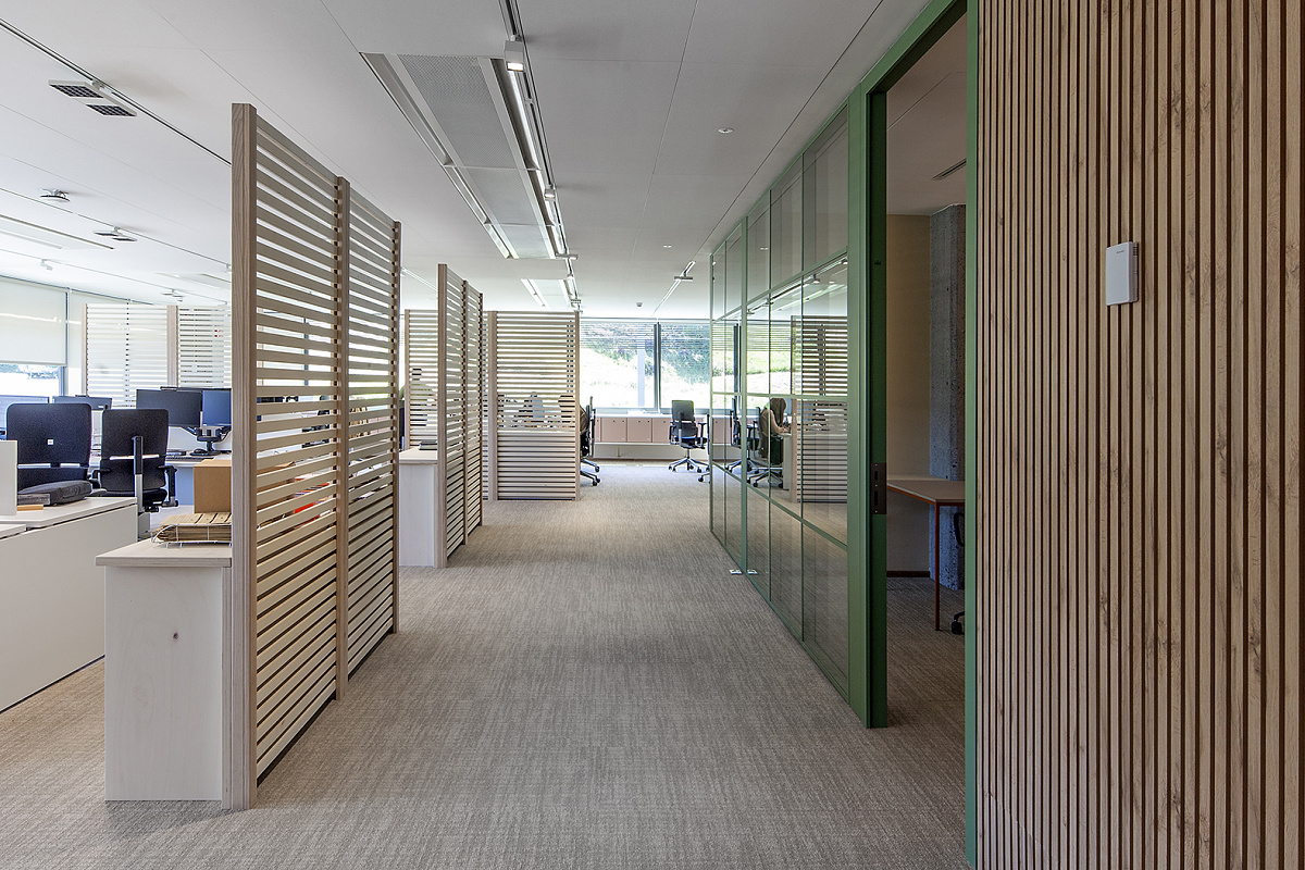 Gebäude LK3 bei Laboral Kutxa, Arrasate-Mondragón/Gipuzkoa