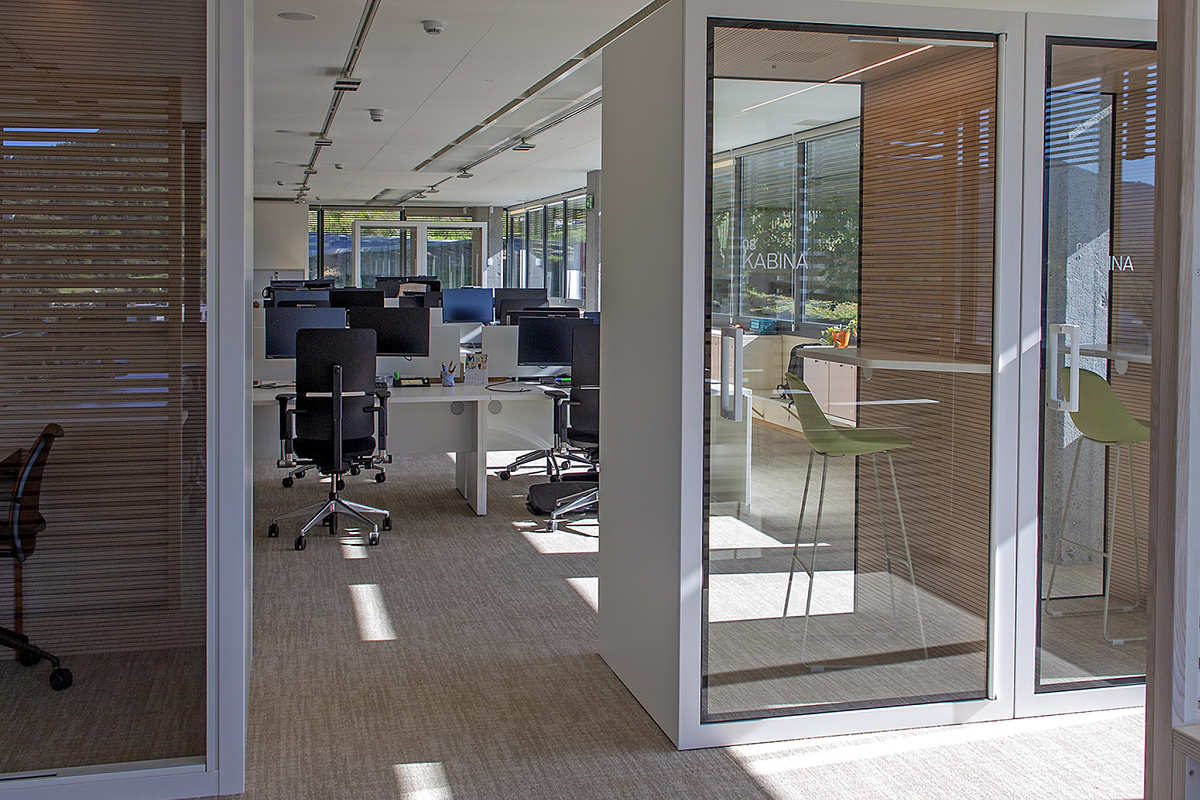 Gebäude LK3 bei Laboral Kutxa, Arrasate-Mondragón/Gipuzkoa