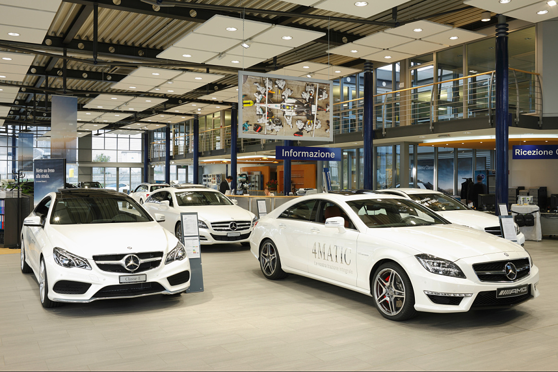 Mercedes showroom, Lugano