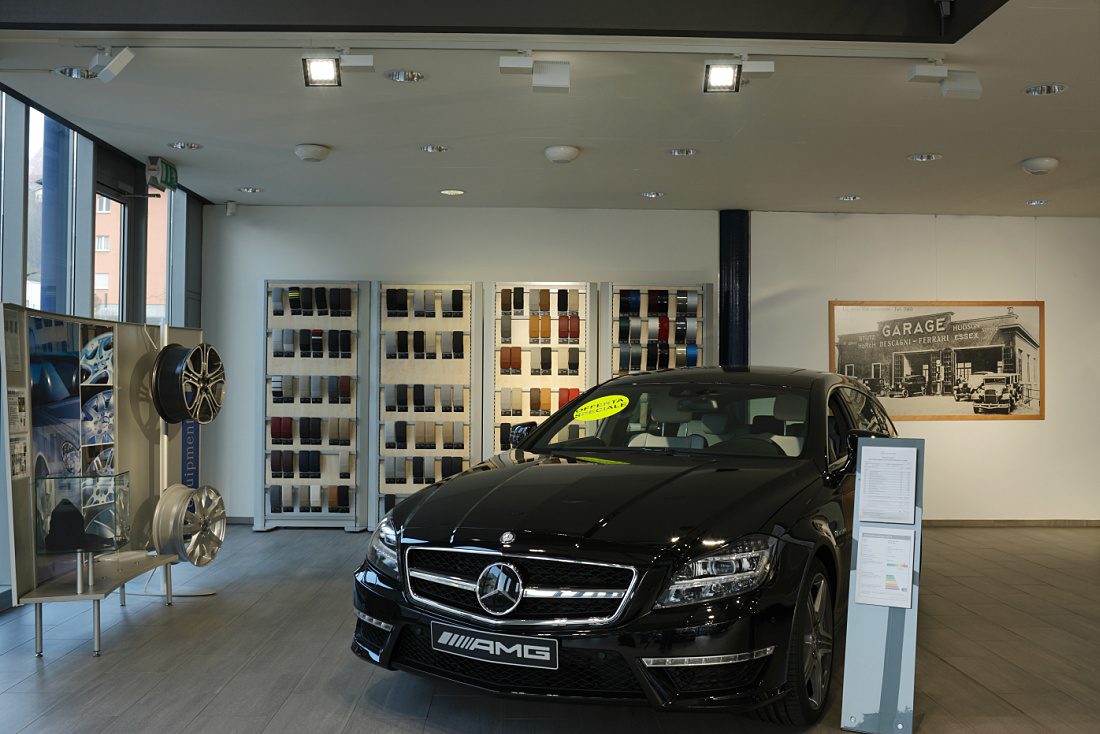 Mercedes showroom, Lugano