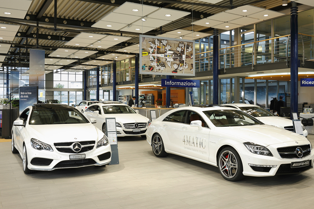 Mercedes showroom, Lugano