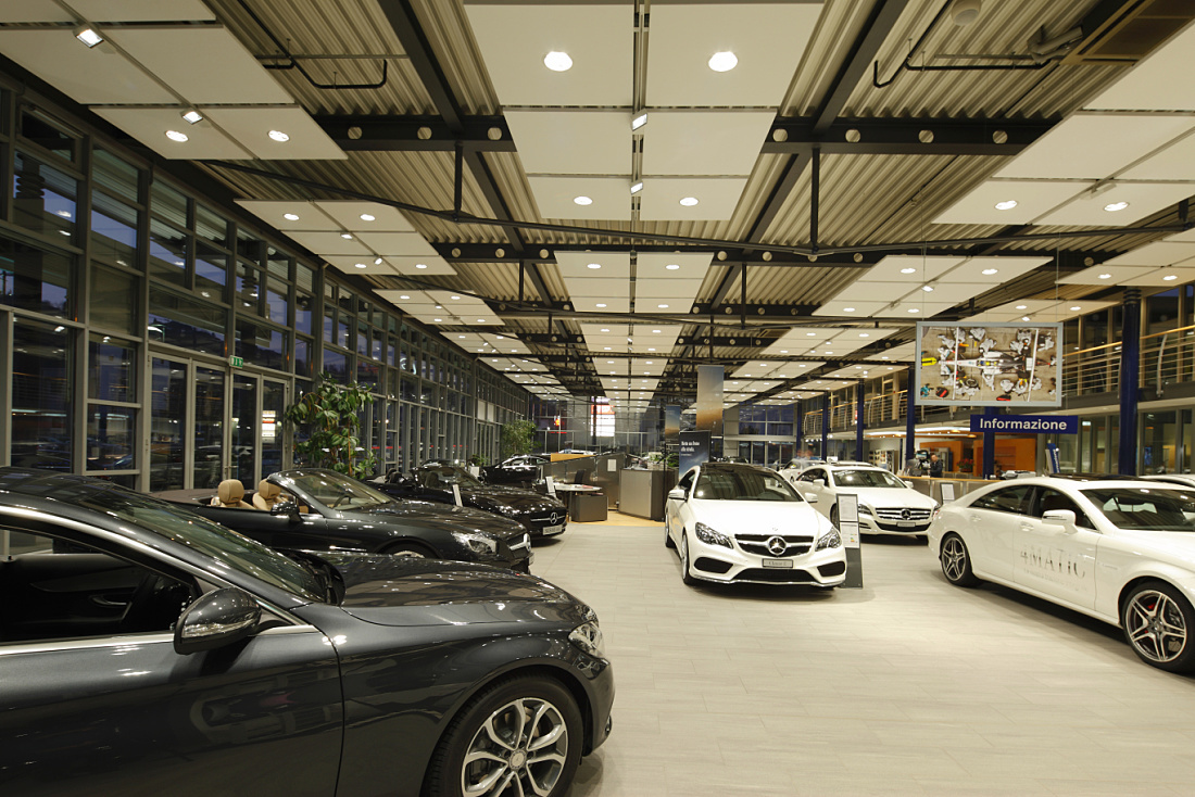 Mercedes showroom, Lugano