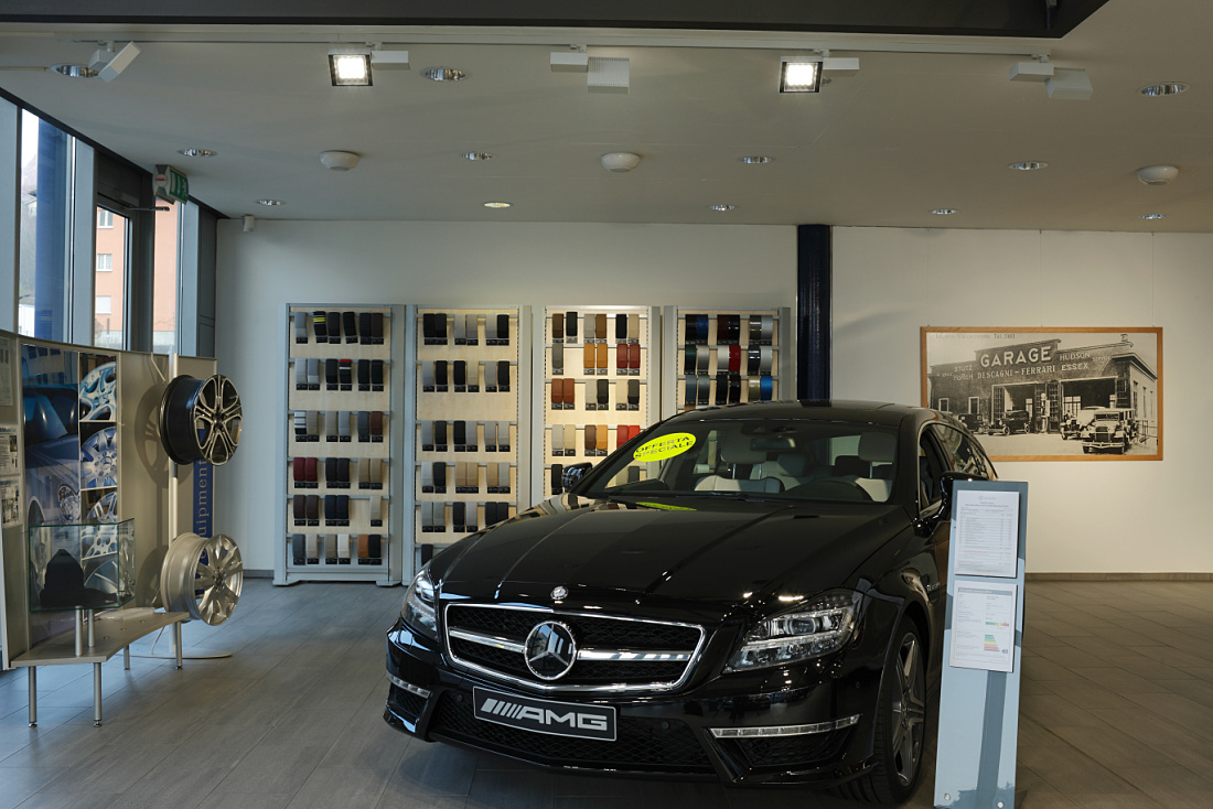 Mercedes showroom, Lugano