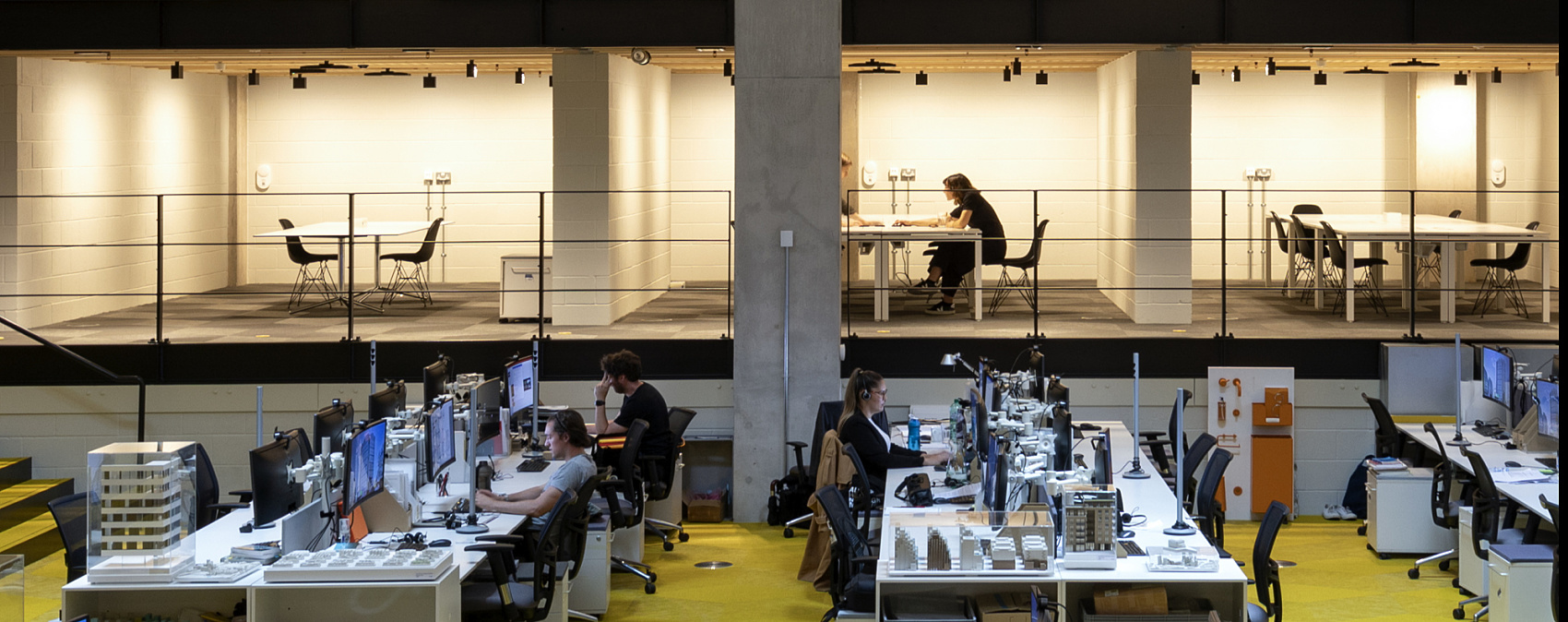 Éclairage de bureau – AHMM Londres, Londres, Grande-Bretagne