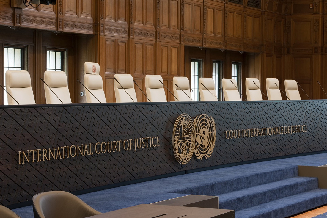 Fredspalatset, FN:s internationella domstol, Haag