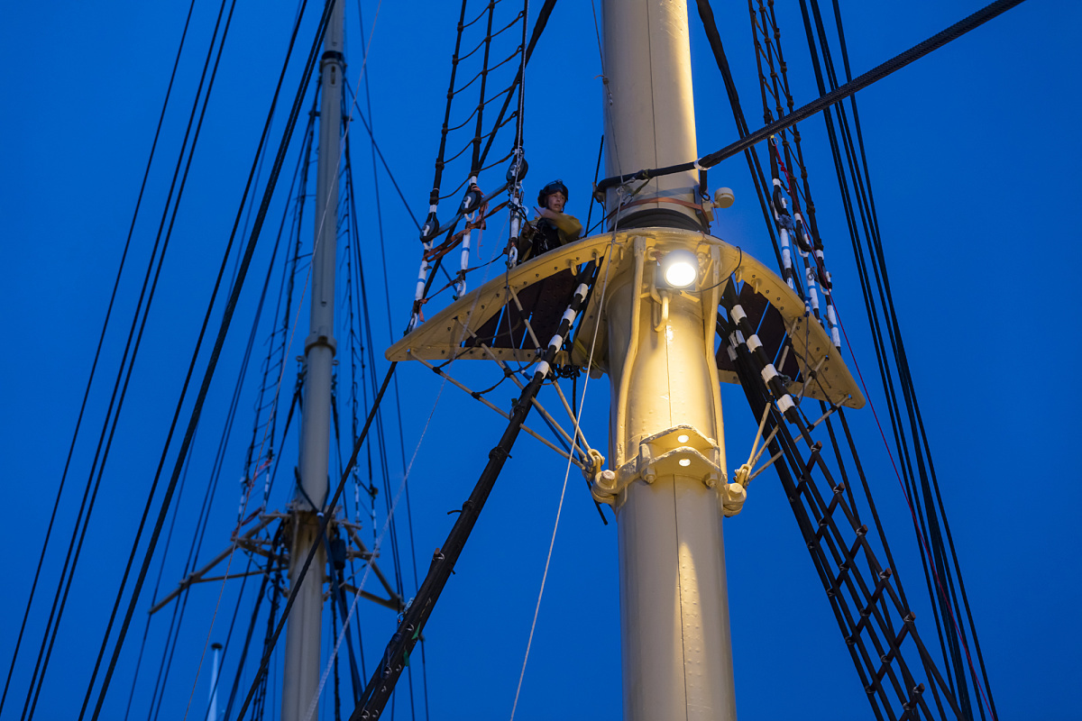 Quatre-mâts barque « Peking », Hambourg