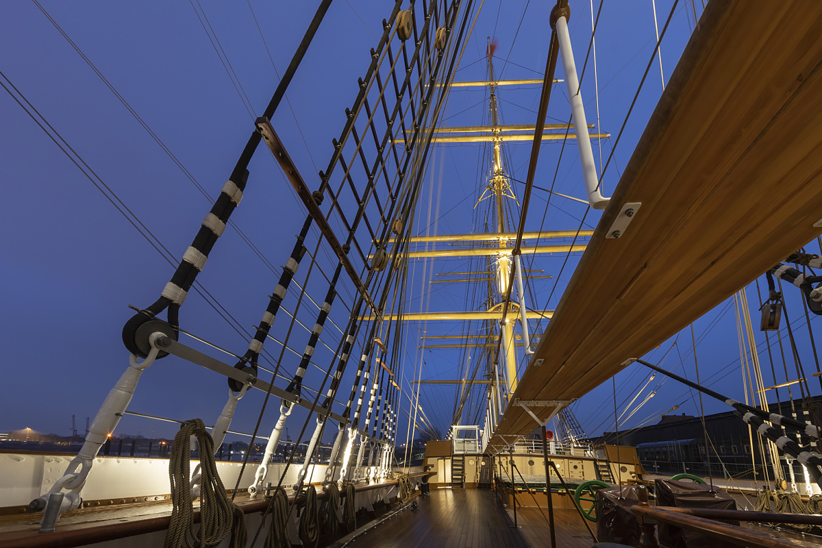 Quatre-mâts barque « Peking », Hambourg