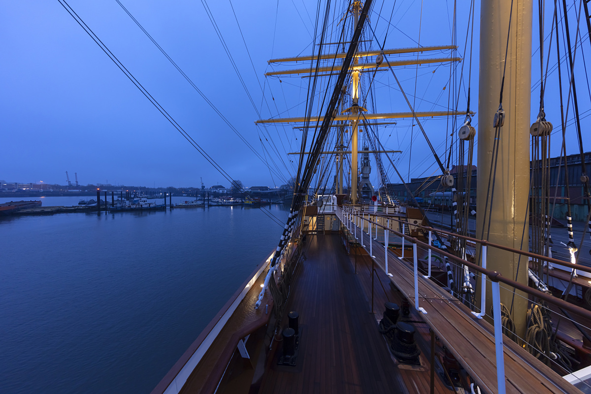 Velero de cuatro mástiles «Peking», Hamburgo